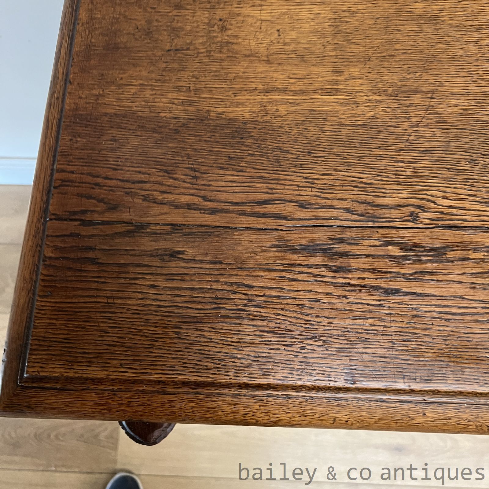Antique French Buffet Sideboard Console Oak Renaissance Style - B123   detail 11