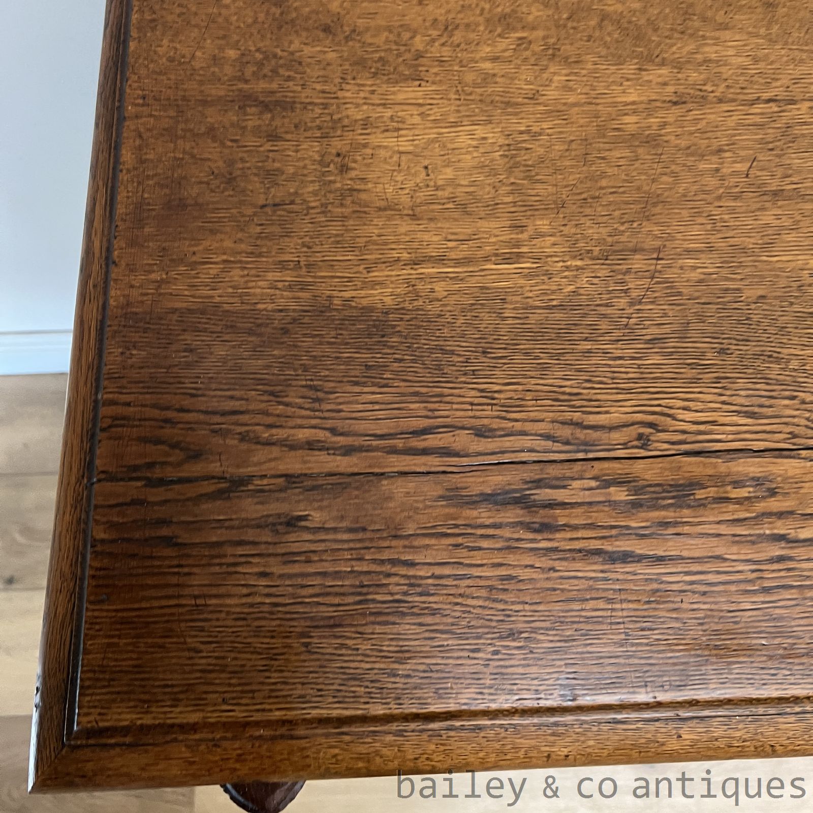 Antique French Buffet Sideboard Console Oak Renaissance Style - B123   detail 17