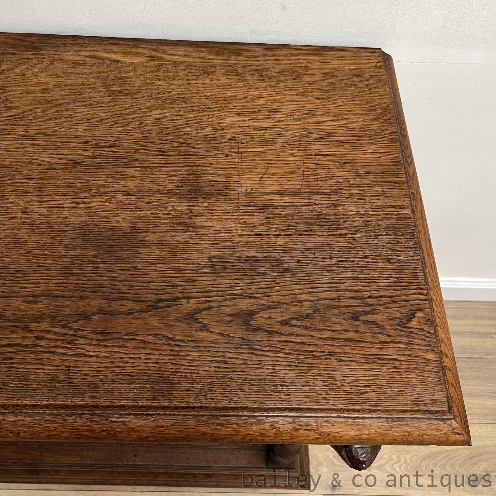 Antique French Buffet Sideboard Console Oak Renaissance Style - B123   detail 18