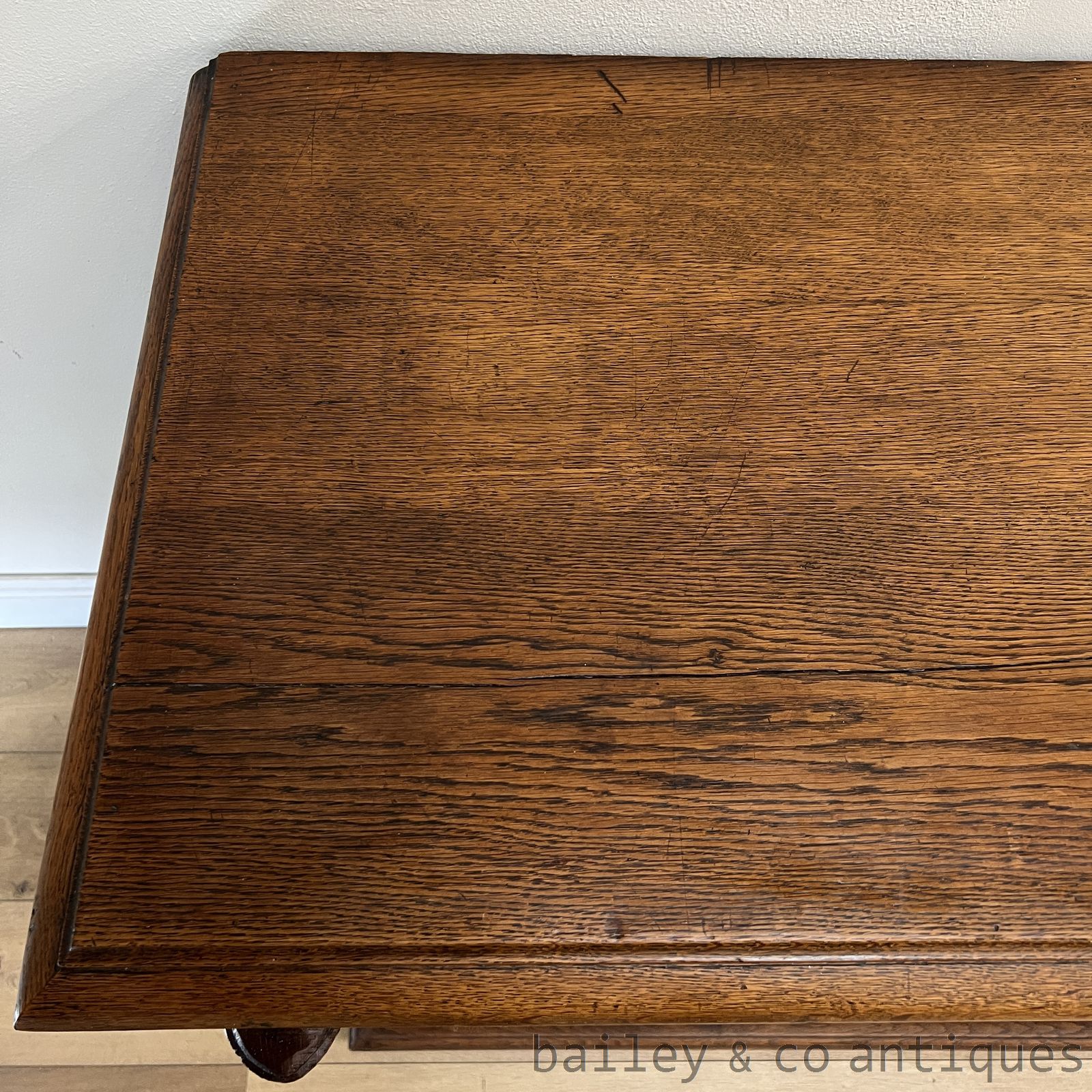 Antique French Buffet Sideboard Console Oak Renaissance Style - B123   detail 20