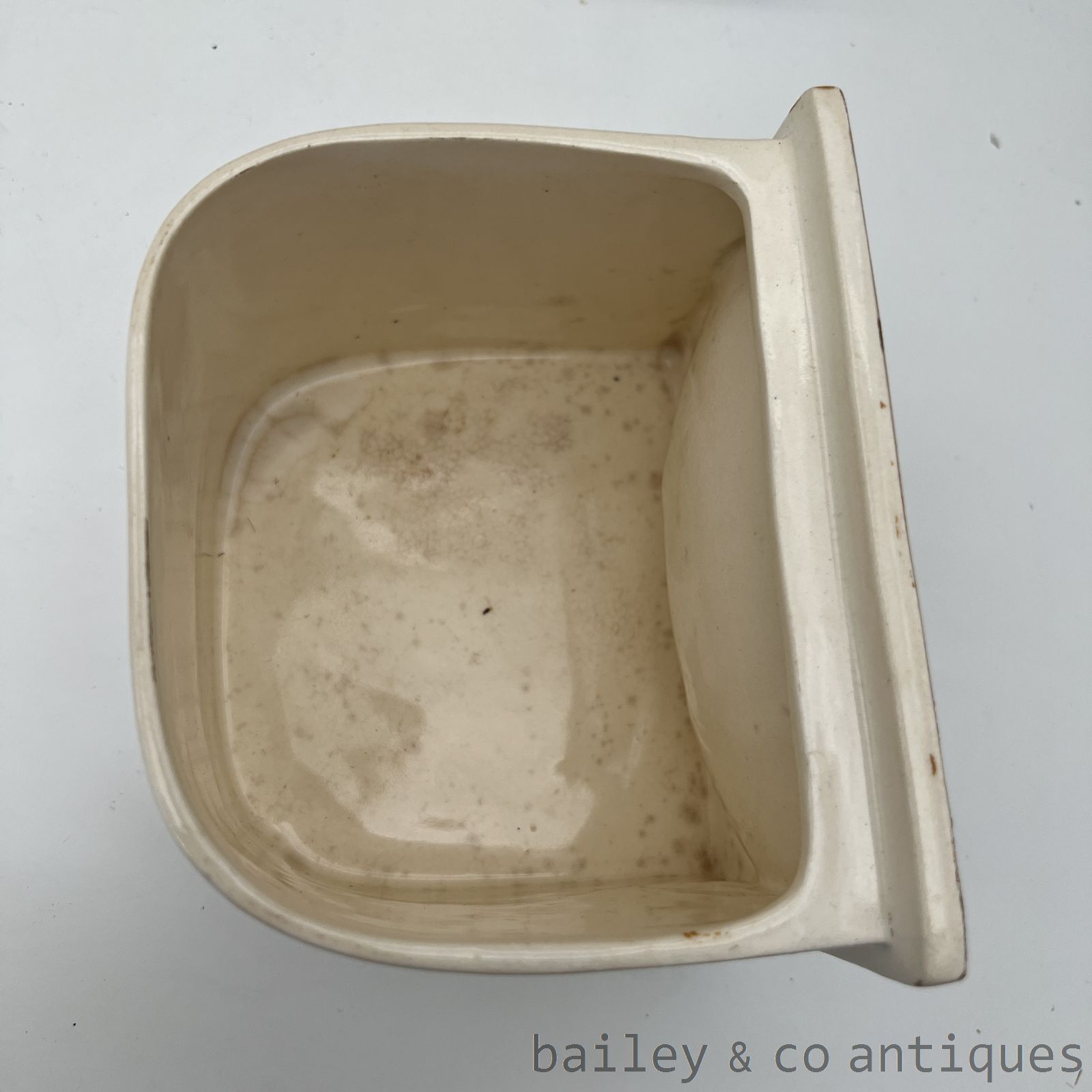 Antique French Set of Seven Spice Drawers Jars Ceramic - FR639   detail 10