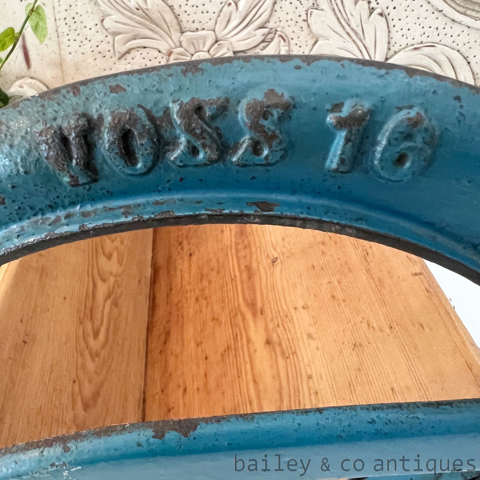 Vintage Danish Bread Slicer Voss 16 - Blue - FR664   detail 03
