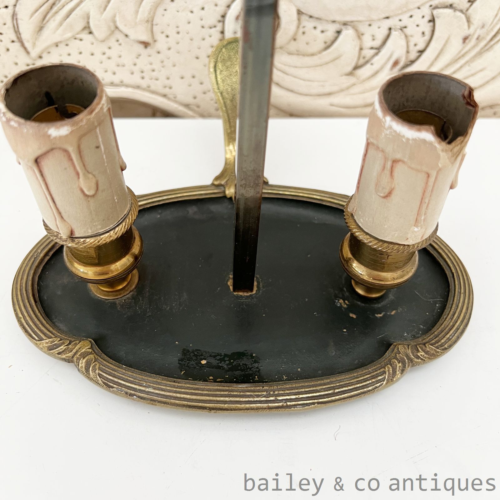 Vintage French Bouillotte Parisian Salon Lamps x2 selling as pair  - FR690-703  detail 24