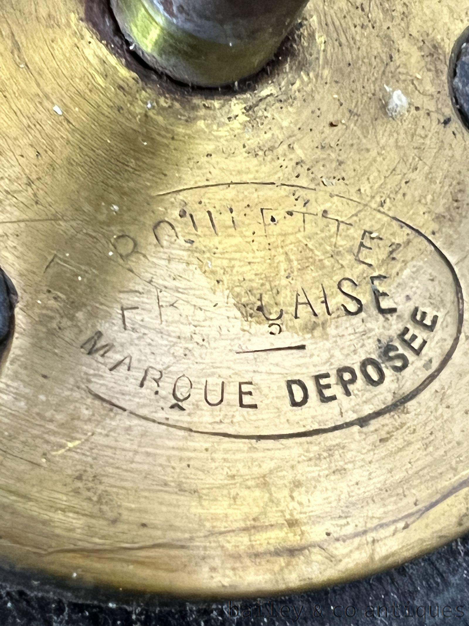 Antique French Rare Roulette Wheel Large Ebonised Wood  - FR733   detail 05